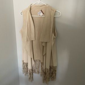 Coldwater Creek Faux Suede Vest